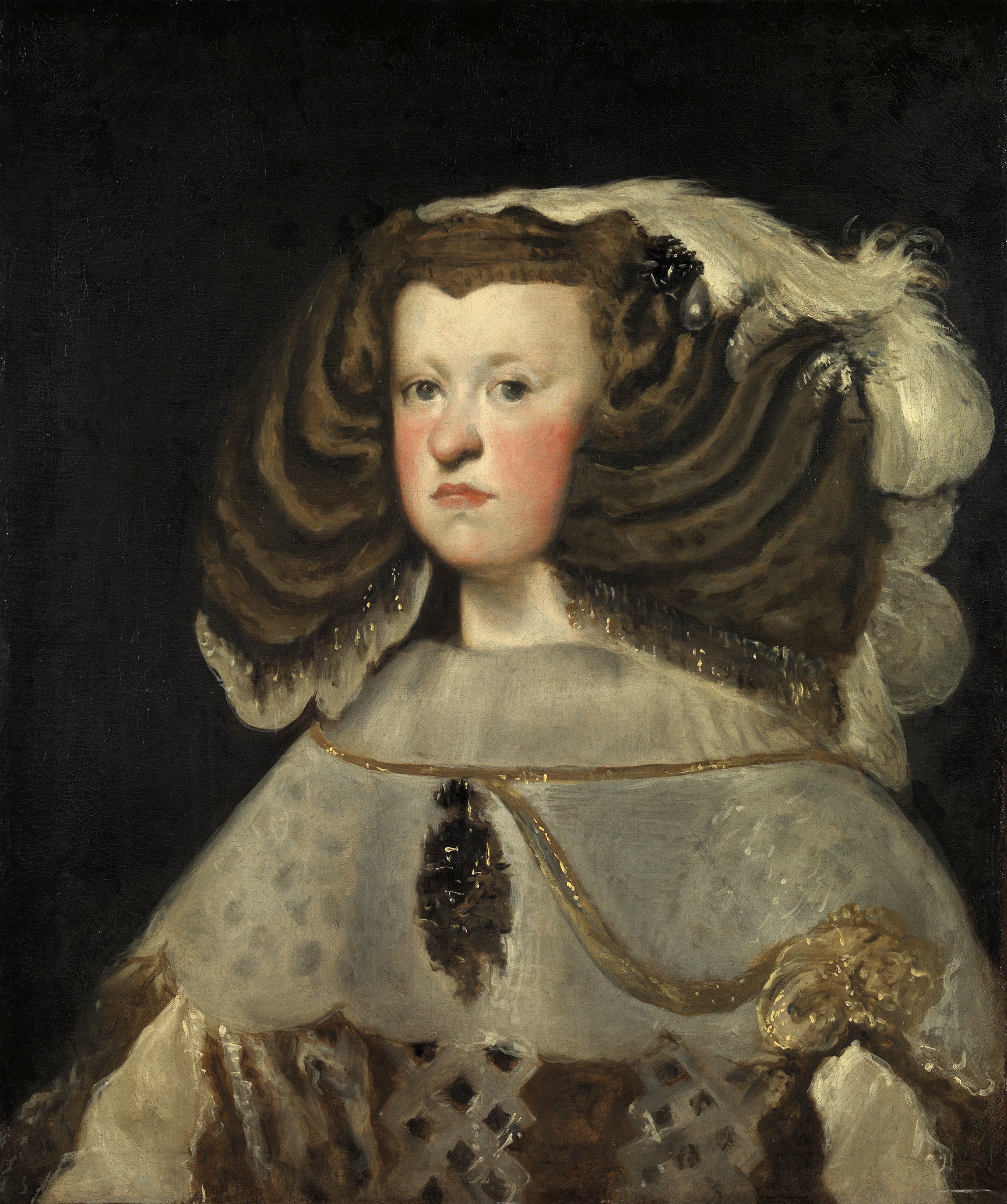 Portrait de Marianne d'Autriche, reine d'Espagne - Diego Velázquez