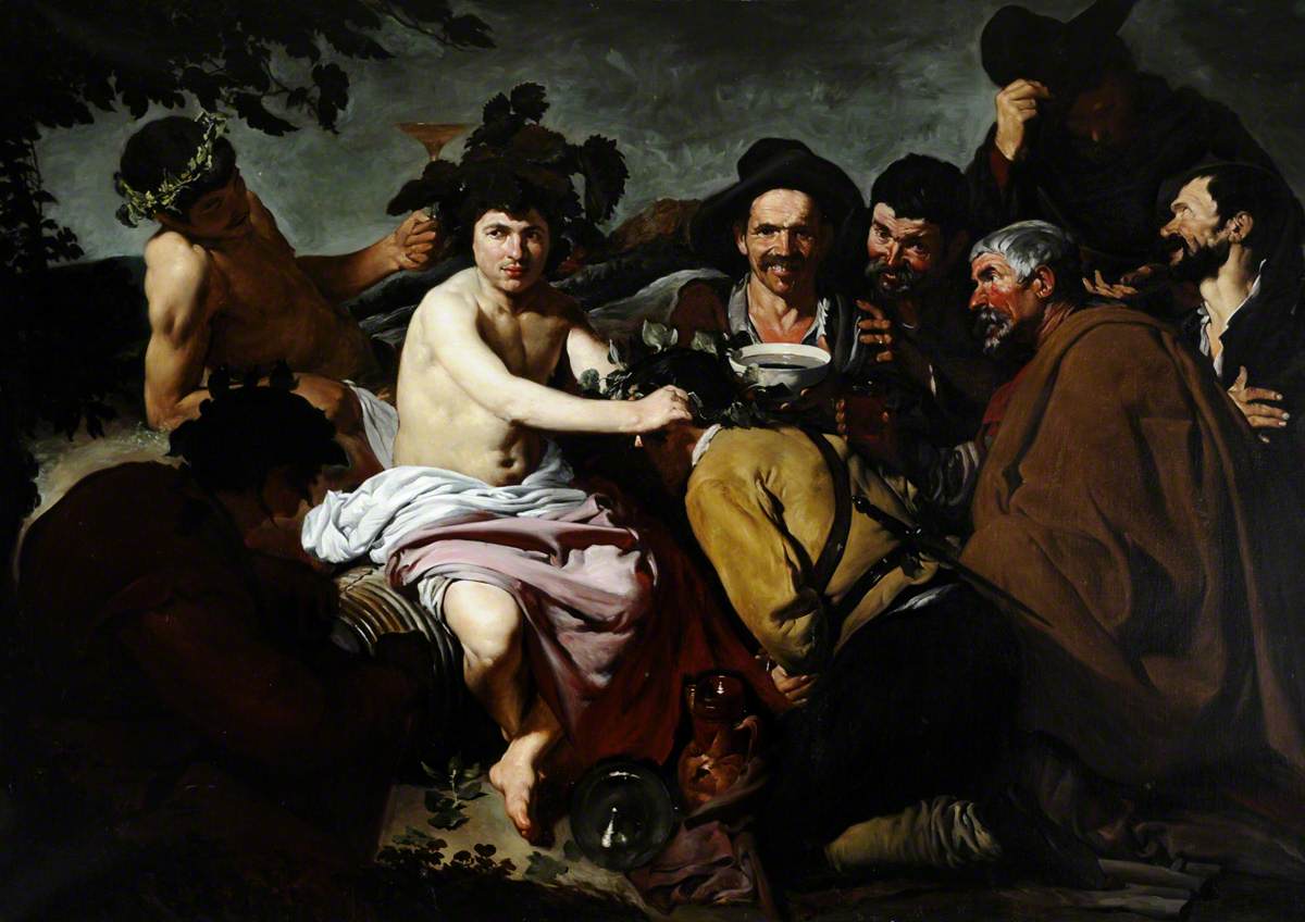 Los borrachos (Le Triomphe de Bacchus) - Diego Velázquez