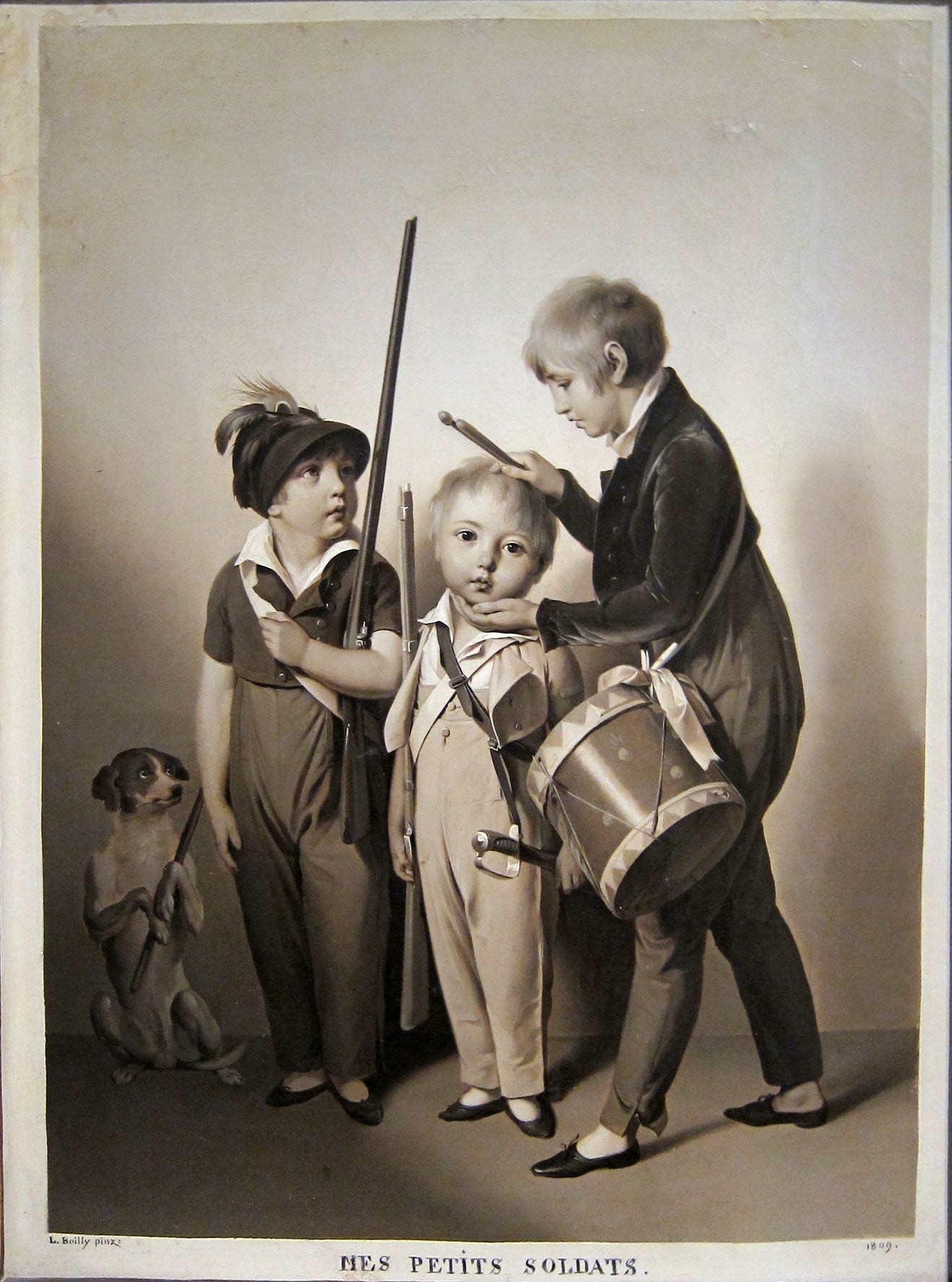 Mes petits soldats - Louis-Léopold Boilly