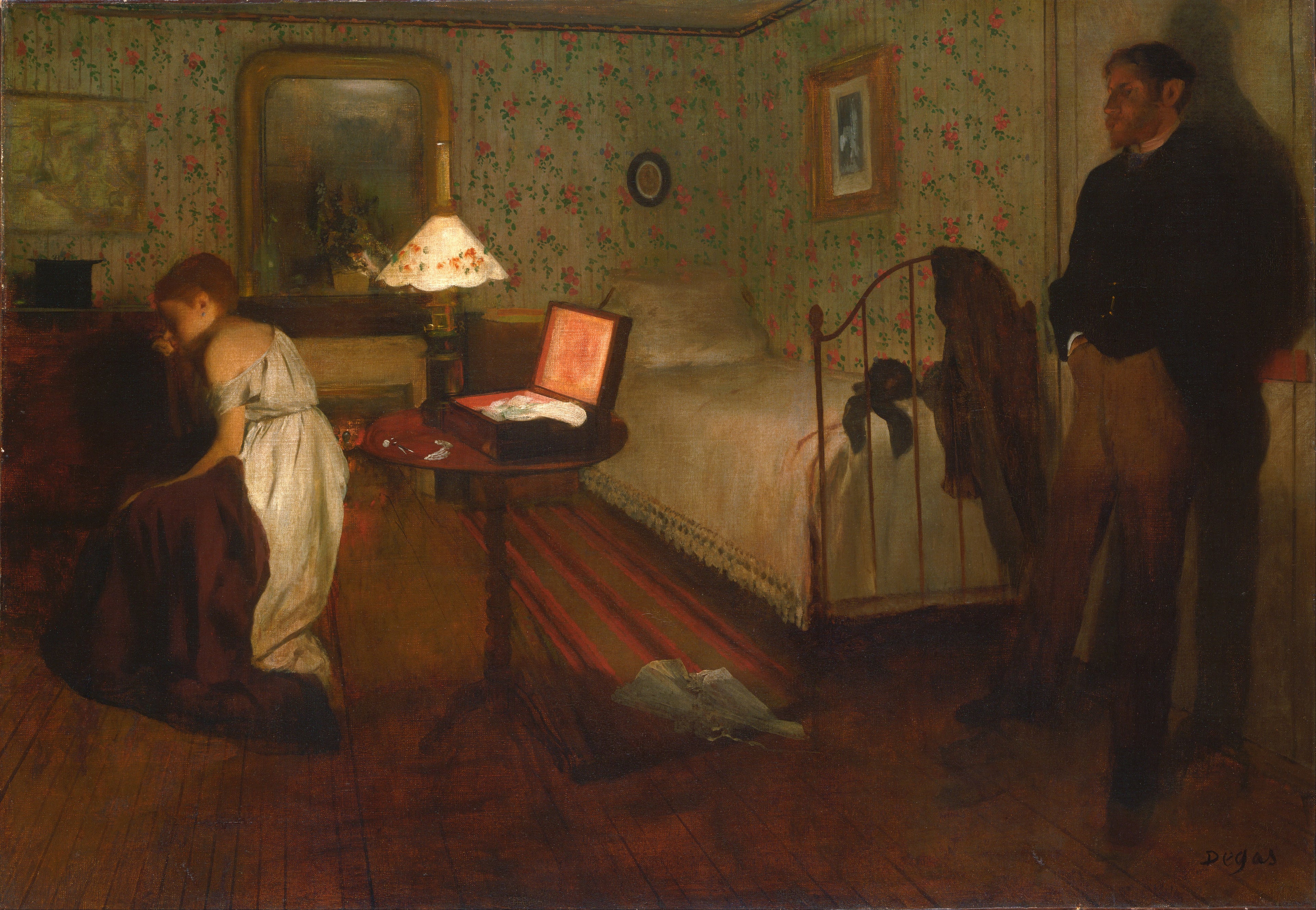Reproduction du tableau « Intérieur - Edgar Degas » par Alpha Reproduction en peinture à l’huile