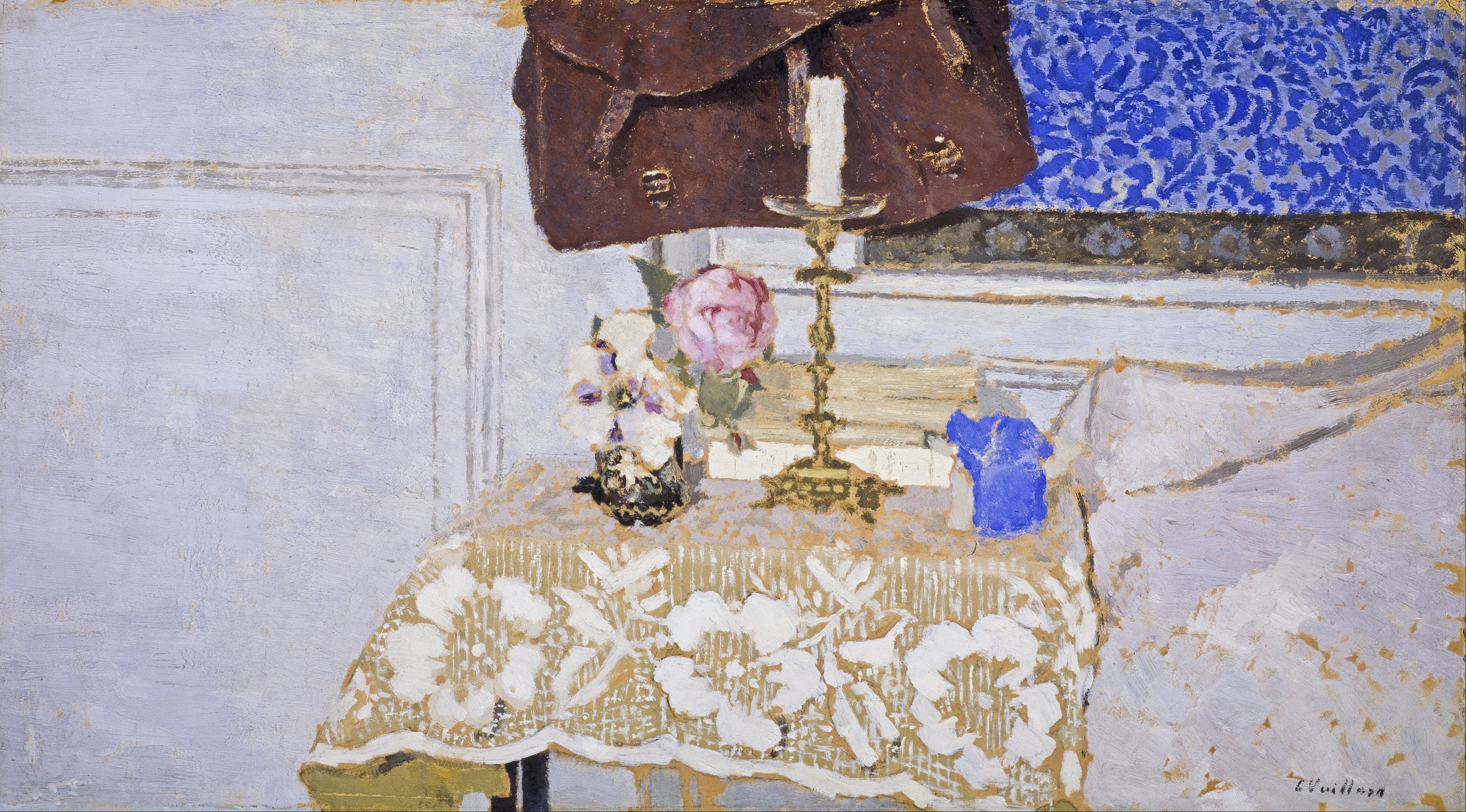 Nature morte au bougeoir - Édouard Vuillard