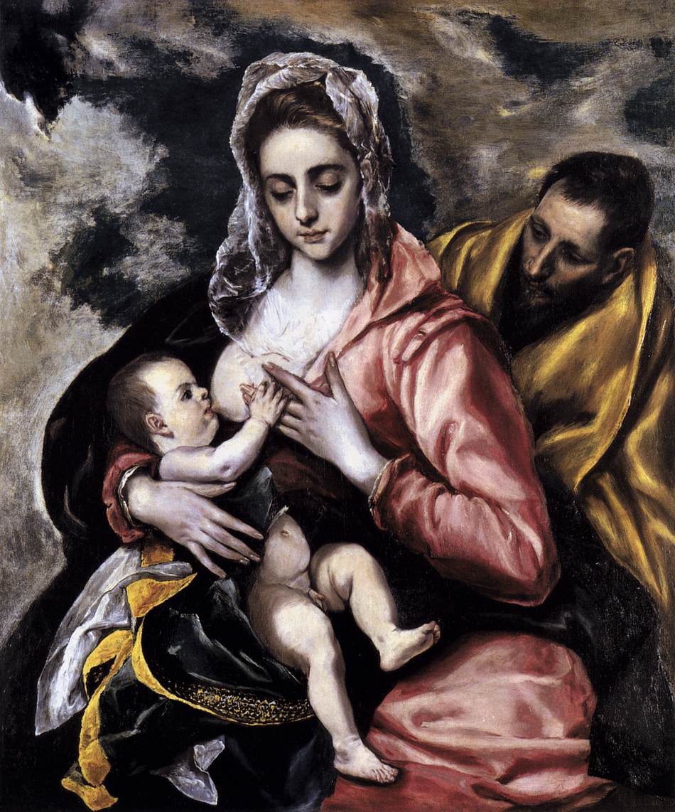 La Sainte Famille. - El Greco