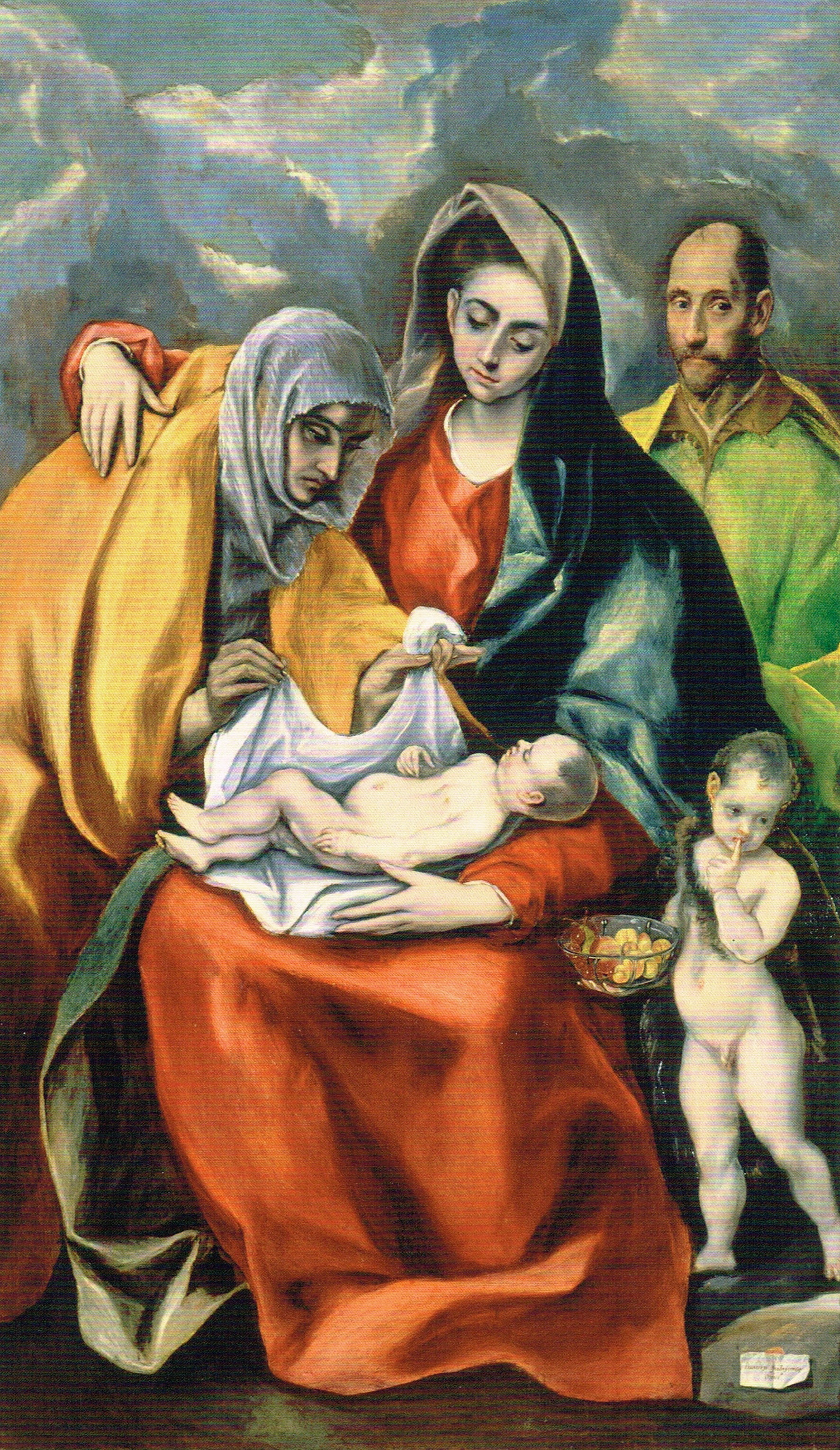 La Sainte Famille. - El Greco