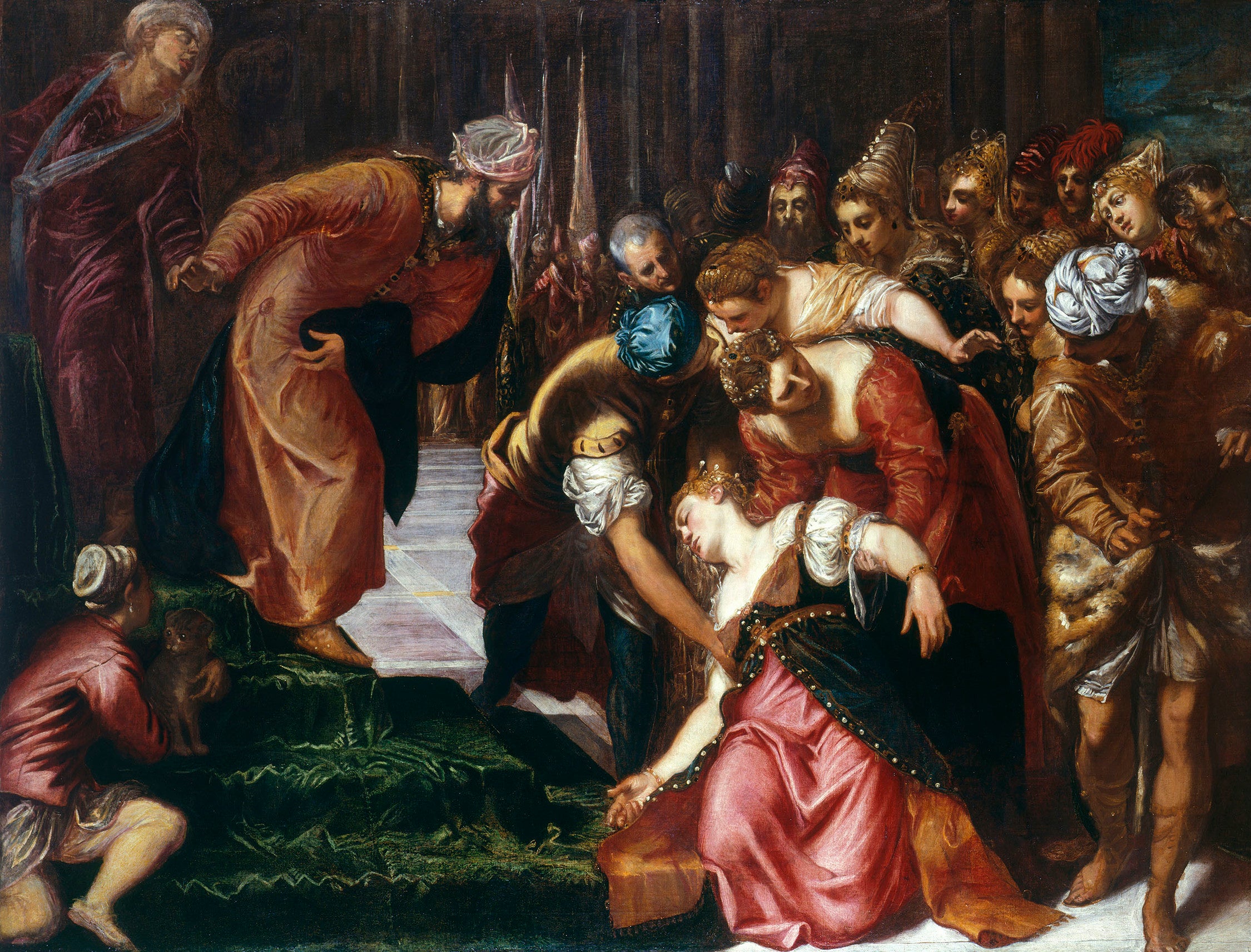Esther devant Assuérus - Jacopo Tintoretto