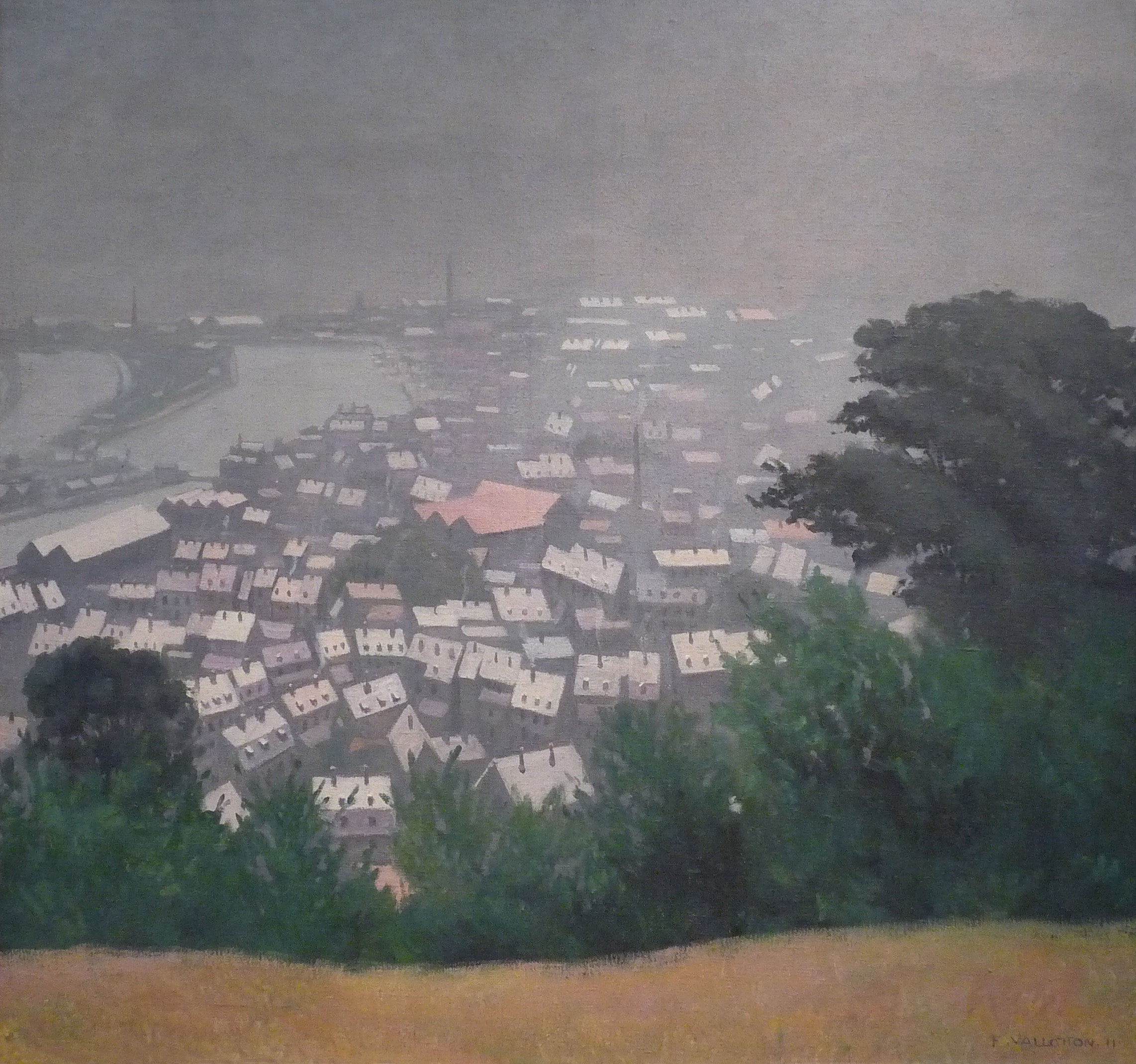 Honfleur dans la brume - Félix Vallotton