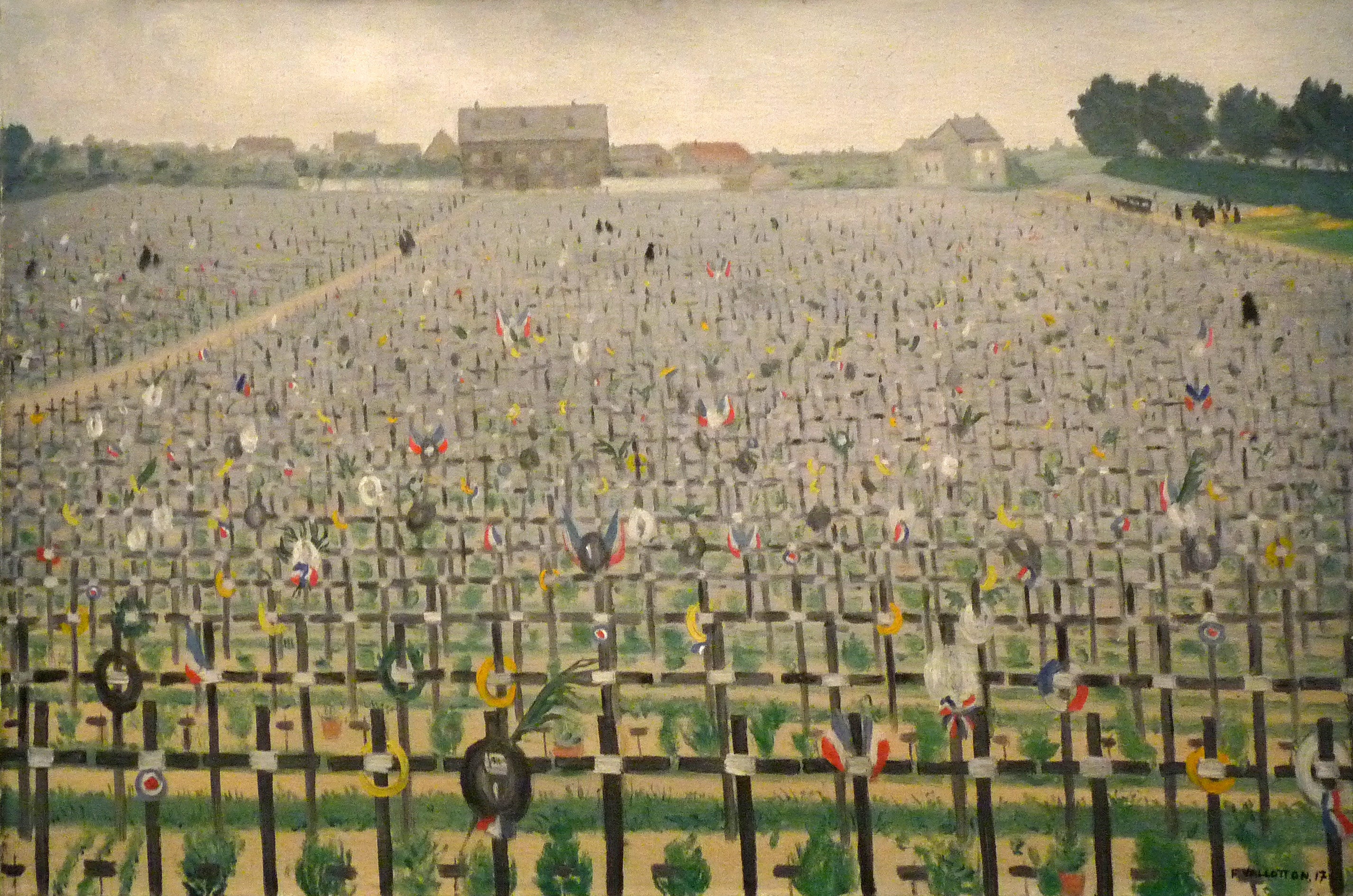 Le Cimetière militaire de Châlons - Félix Vallotton