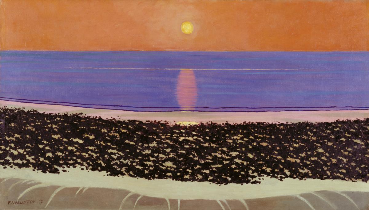 Coucher de soleil. Villerville - Félix Vallotton
