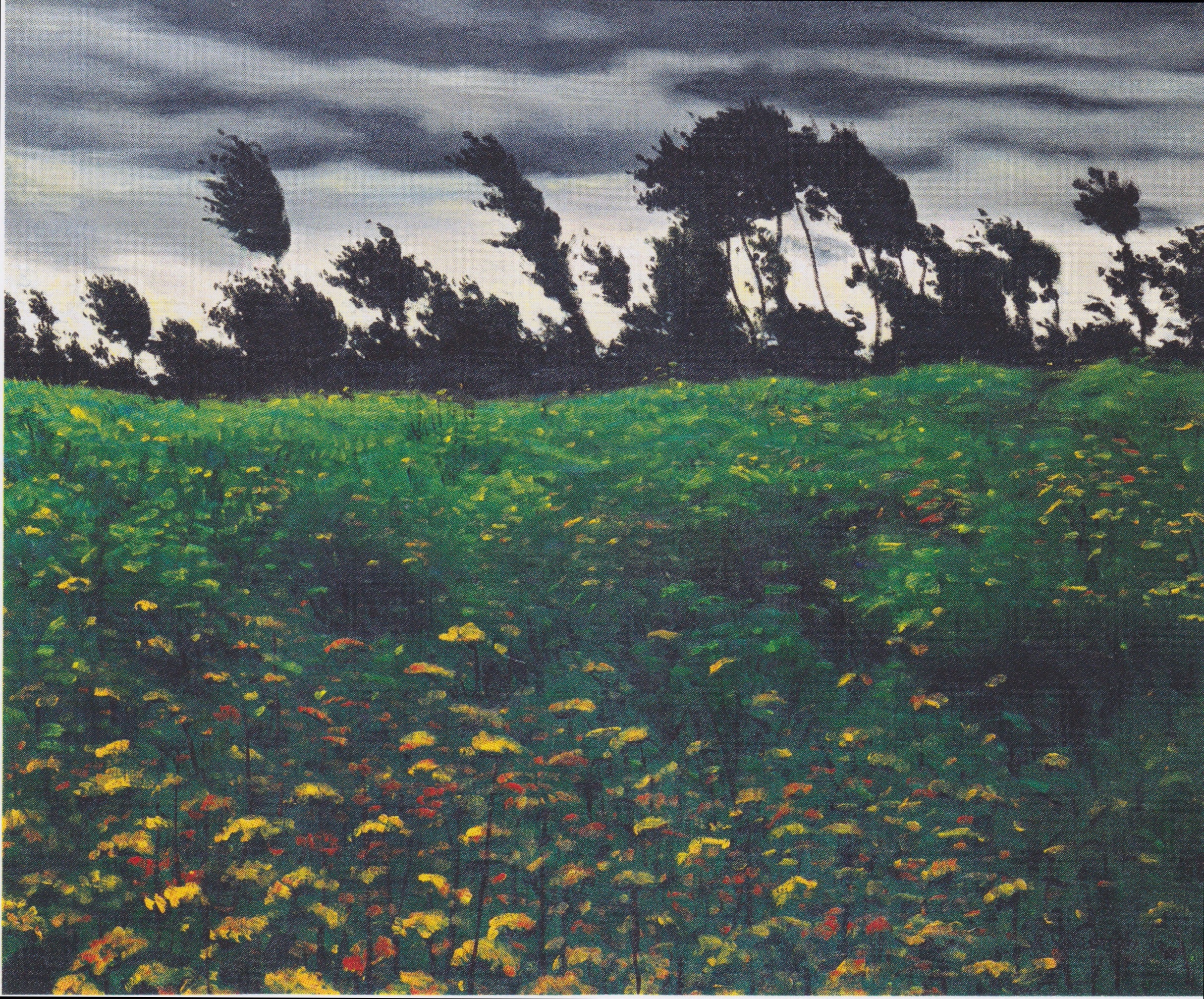 Champ en fleur - Félix Vallotton