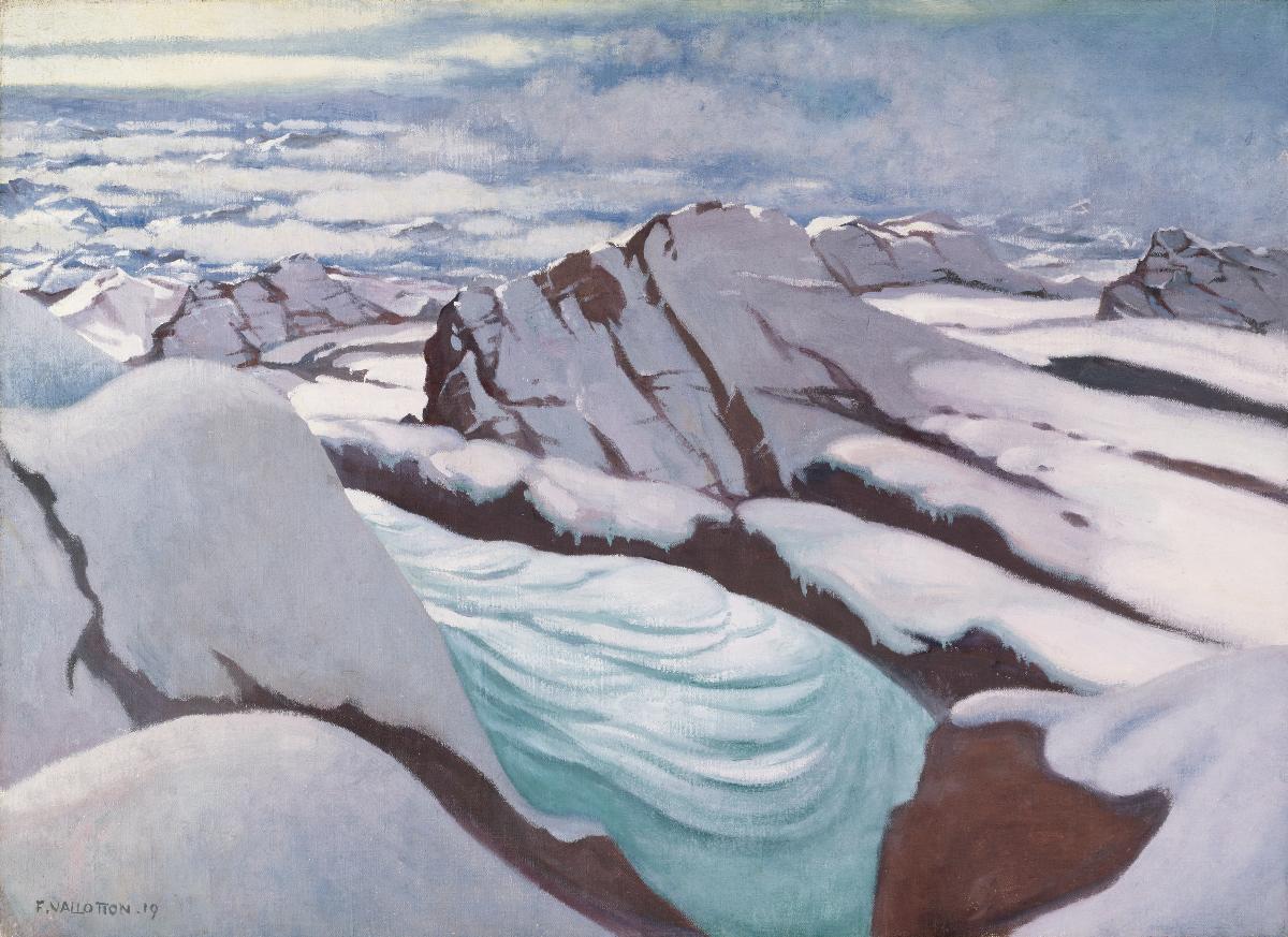 Hautes Alpes, glaciers et pics neigeux - Félix Vallotton