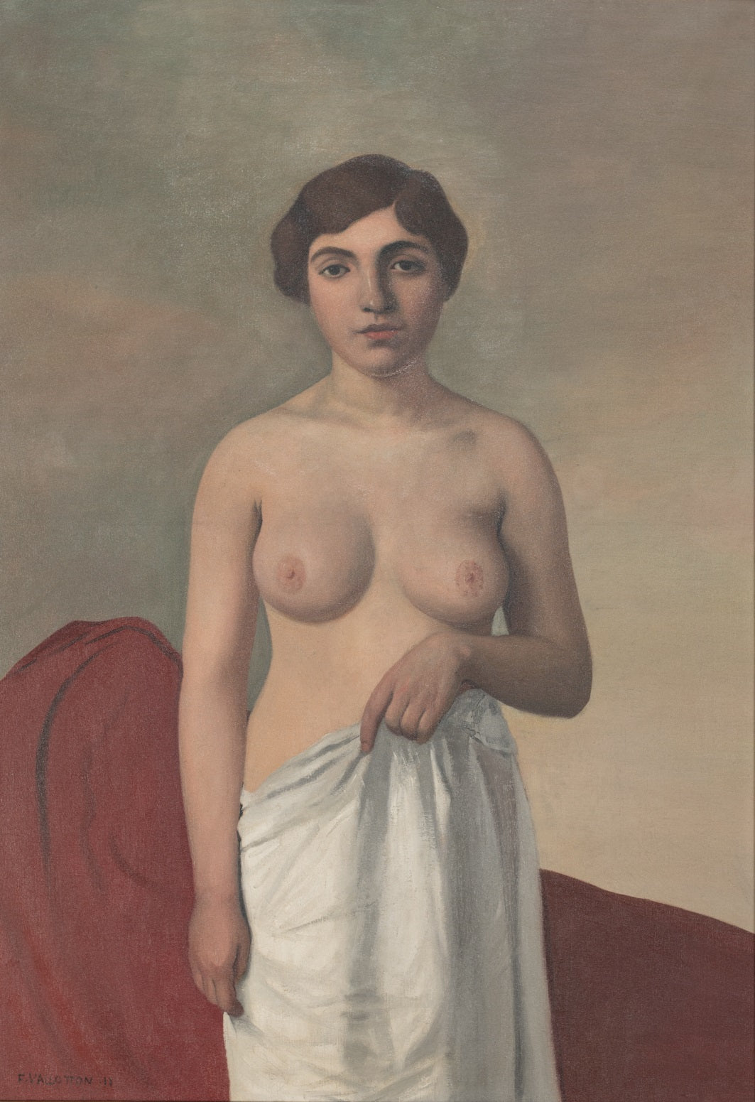 Jeune femme nue debout - Félix Vallotton