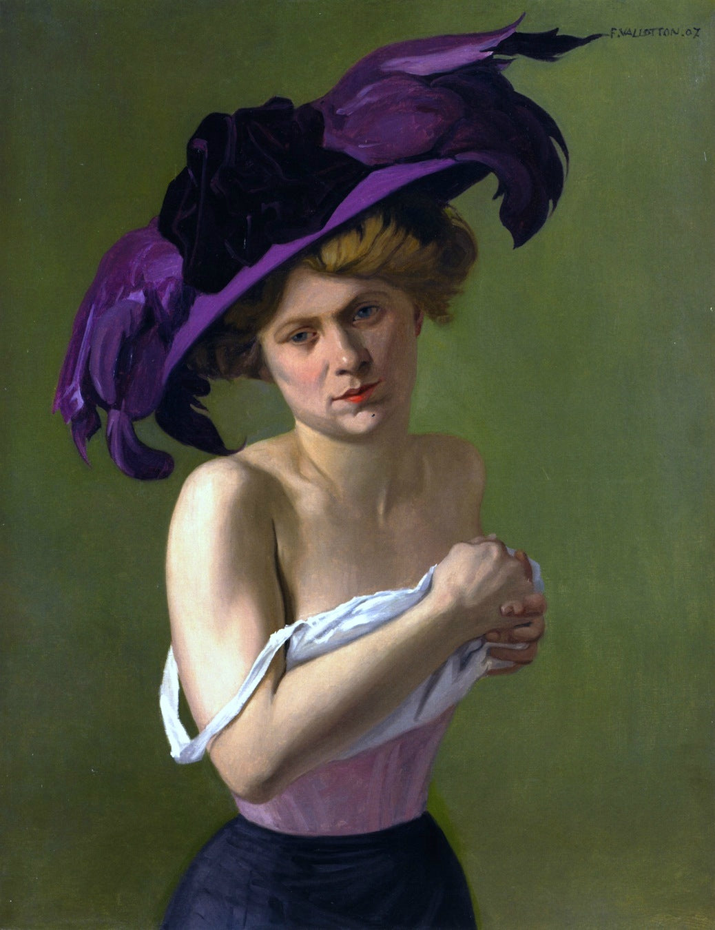 Le Chapeau violet - Félix Vallotton