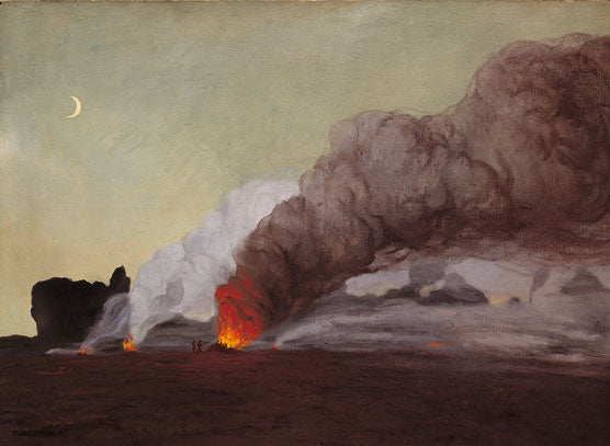 Les feux - Félix Vallotton