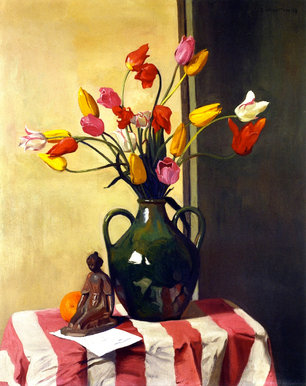 Tulipes et statuettes de Maillol - Félix Vallotton