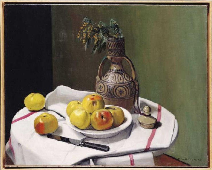 Pommes et vase marocain - Félix Vallotton