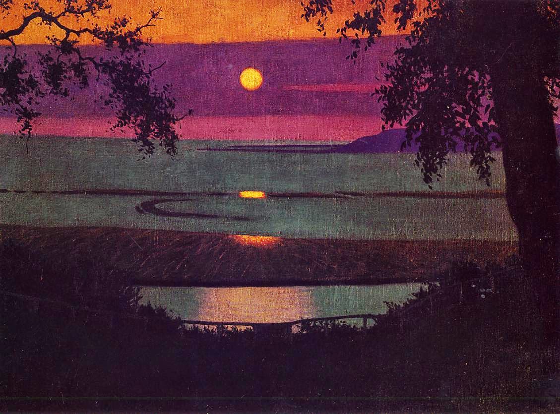 Coucher de soleil à Grasse - Félix Vallotton