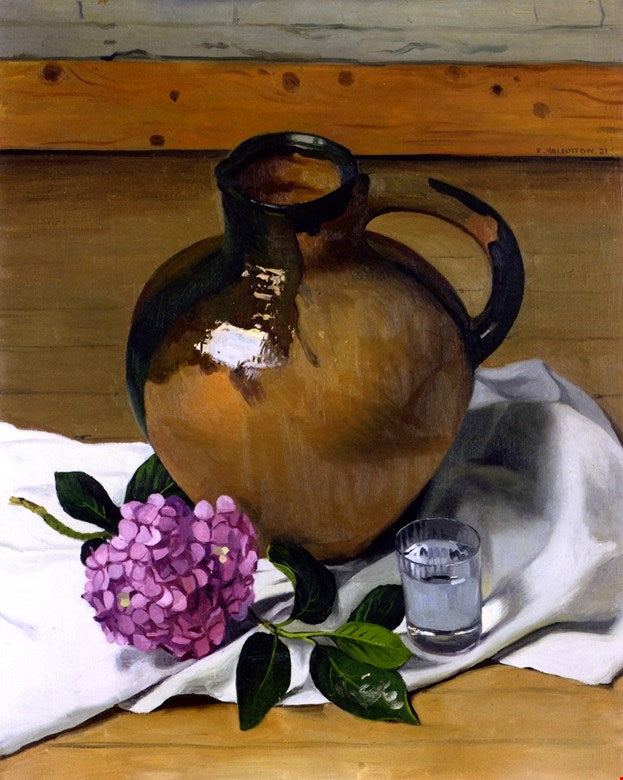 Cruche et hortensia - Félix Vallotton