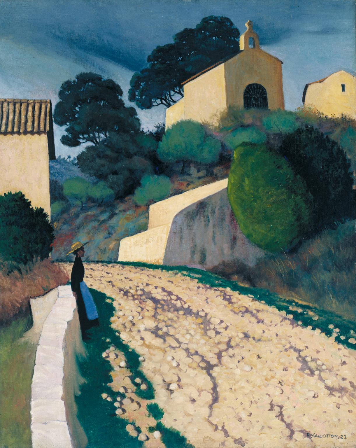 Route à St Paul (Var) - Félix Vallotton