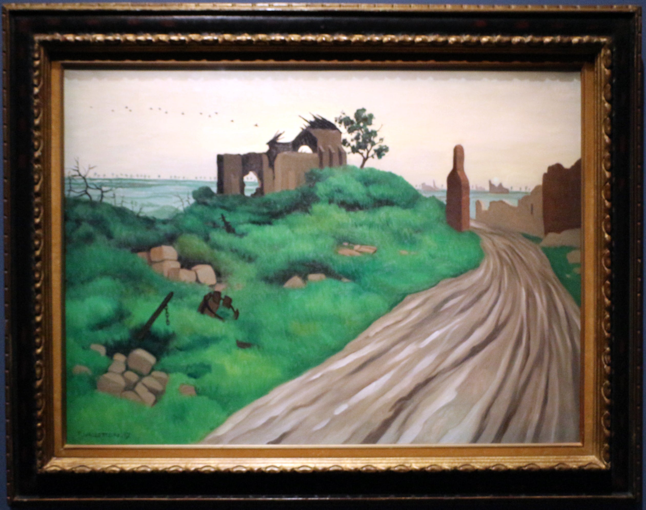 Église des Hurlus en ruines - Félix Vallotton