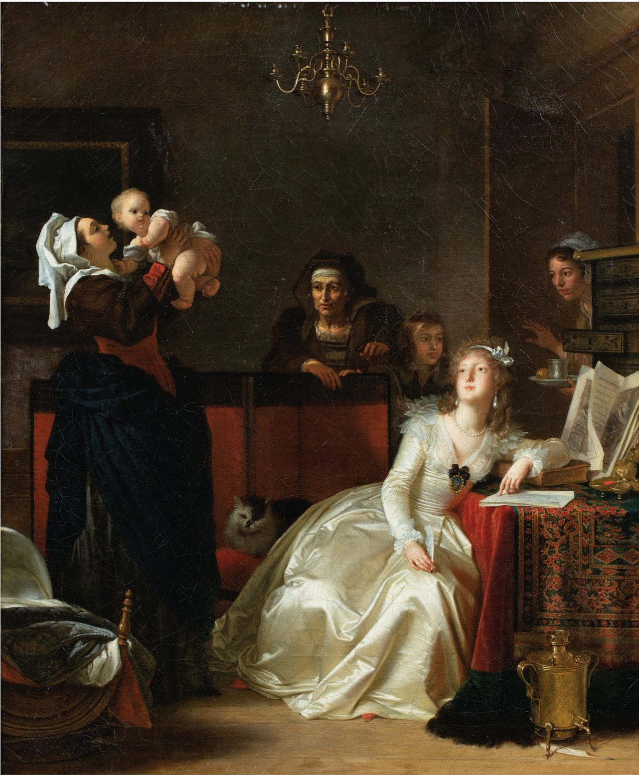 La Jeune mère érudite - Jean-Honoré Fragonard