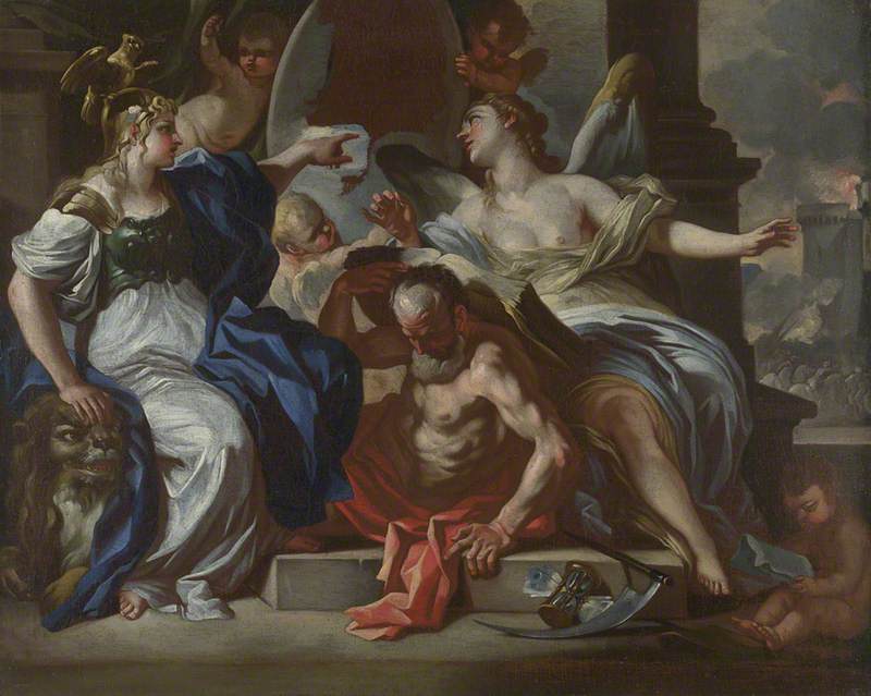 Une allégorie de Louis XIV - Francesco Solimena