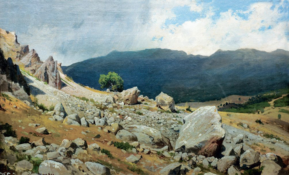 Étude des quartiers de Gurzuf - Ivan Chichkine