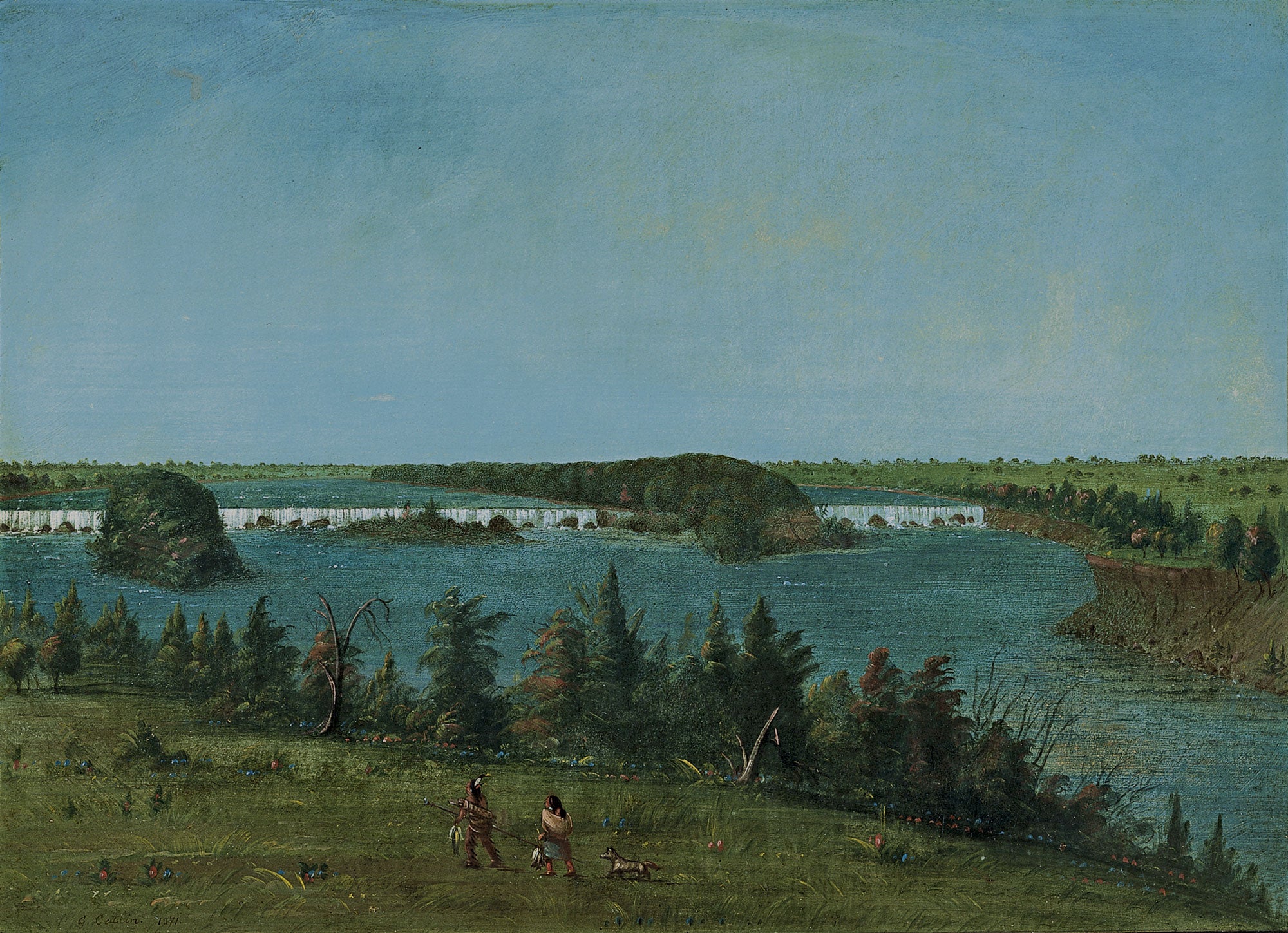 Les chutes de Saint-Antoine - George Catlin