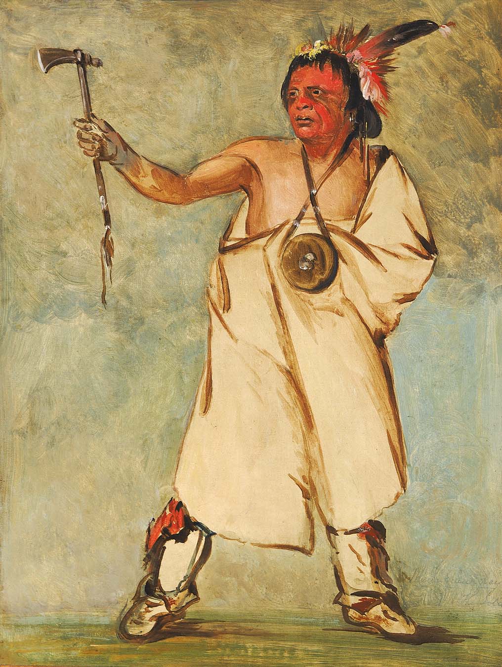 Naw-naw-páy-ee, le soldat - George Catlin