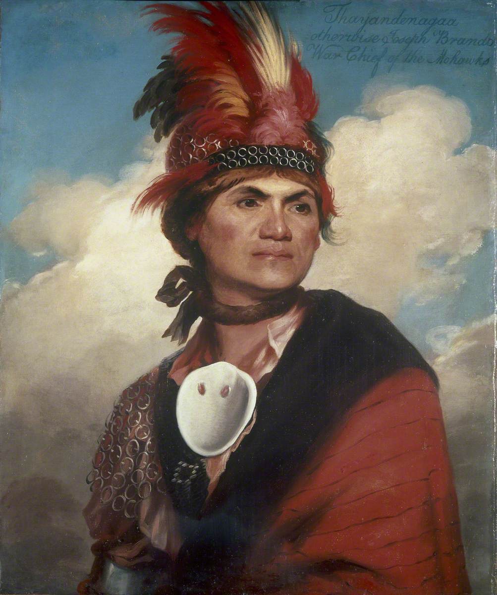 Thayendanegea (Joseph Brant, vers 1743-1807) - Gilbert Stuart