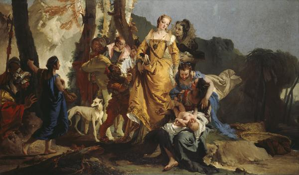 La découverte de Moïse - Giovanni Battista Tiepolo
