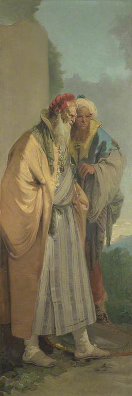 Deux hommes en costume oriental - Giovanni Battista Tiepolo
