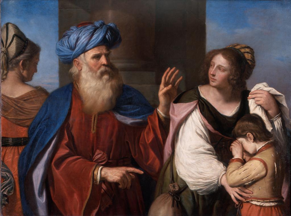 Abraham répudiant Agar - Guercino