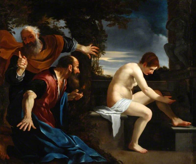 Suzanne et les vieillards - Guercino