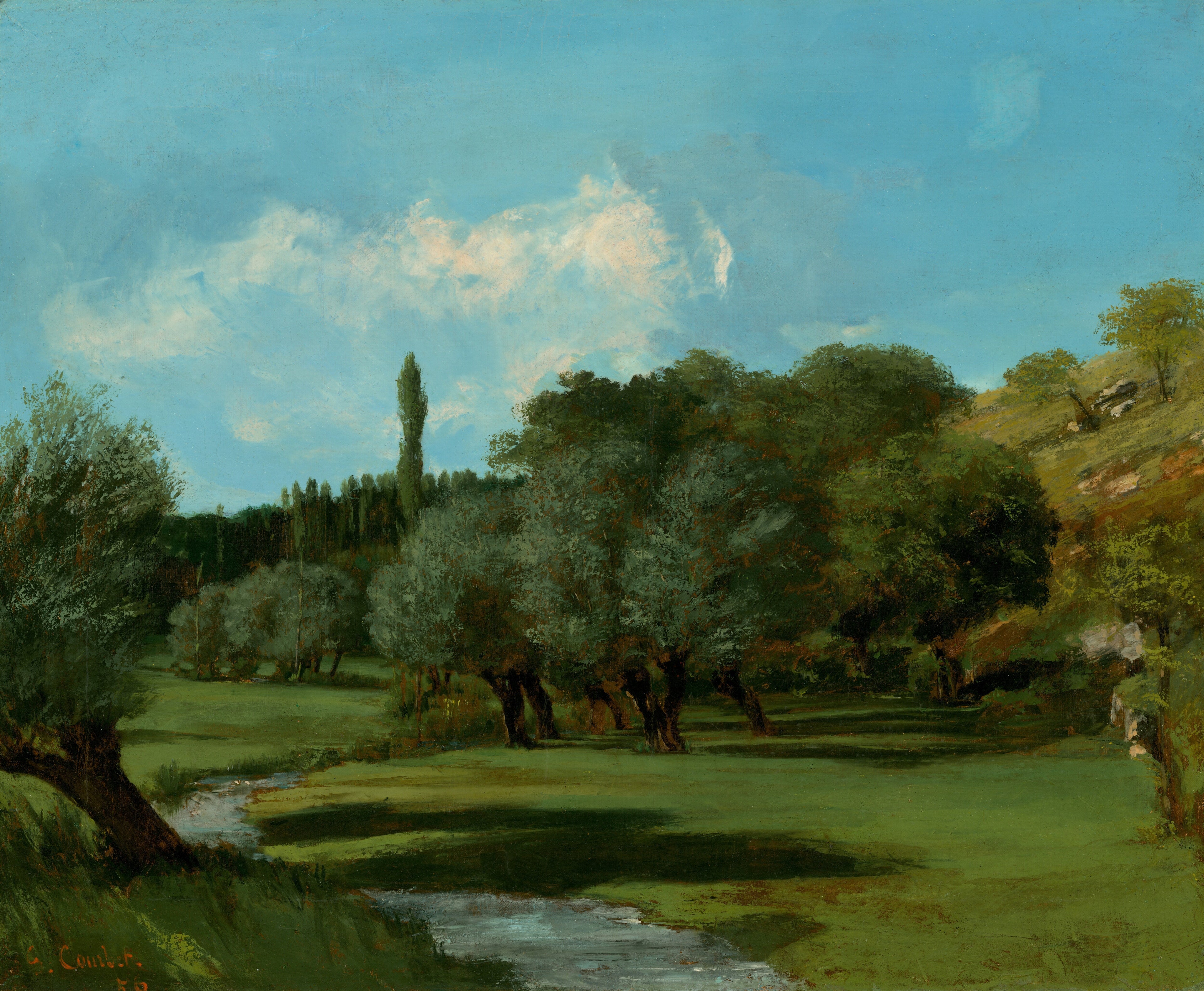 La Bretonnerie dans le département de l'Indre - Gustave Courbet