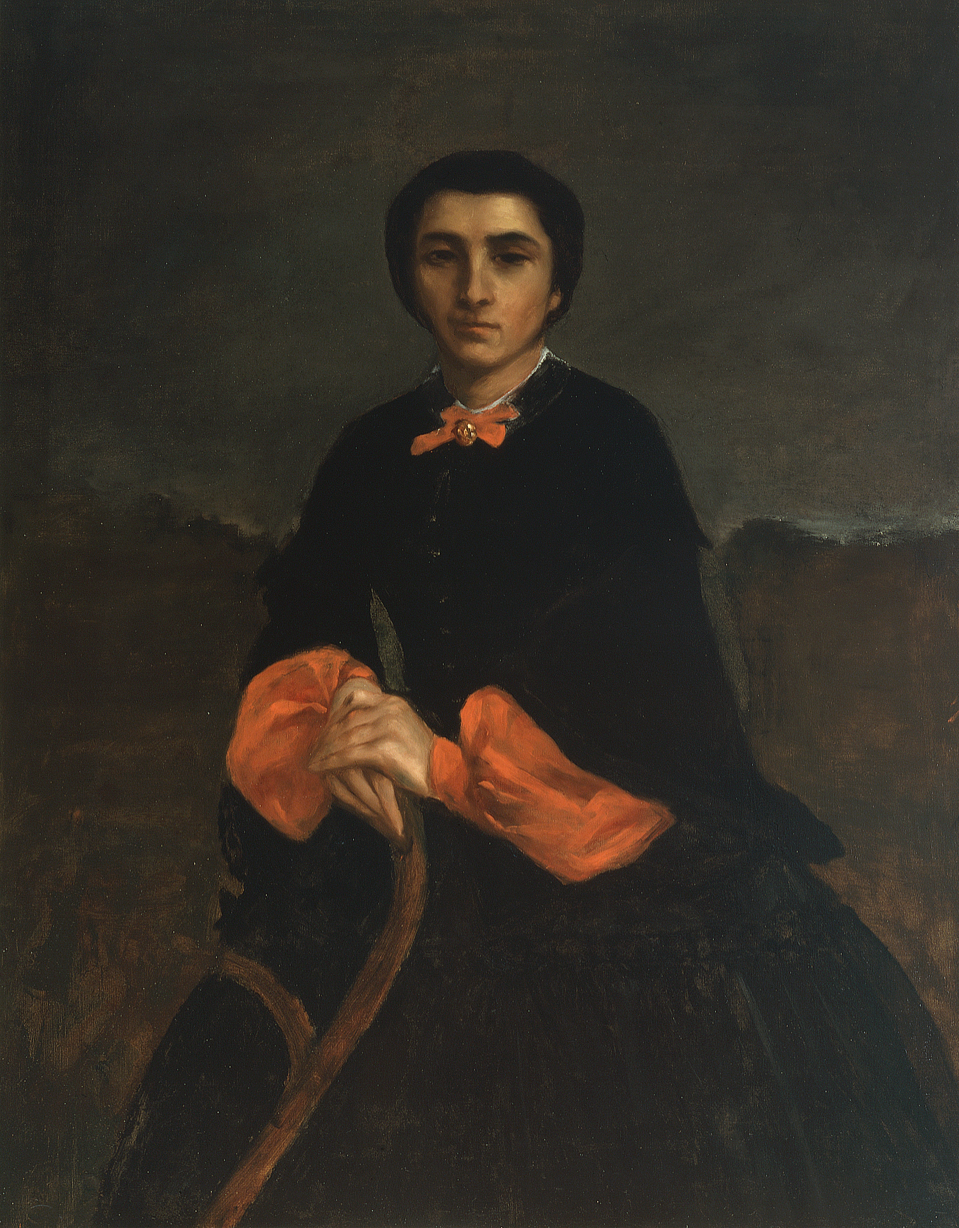 Portrait d'une femme : Juliette Courbet - Gustave Courbet