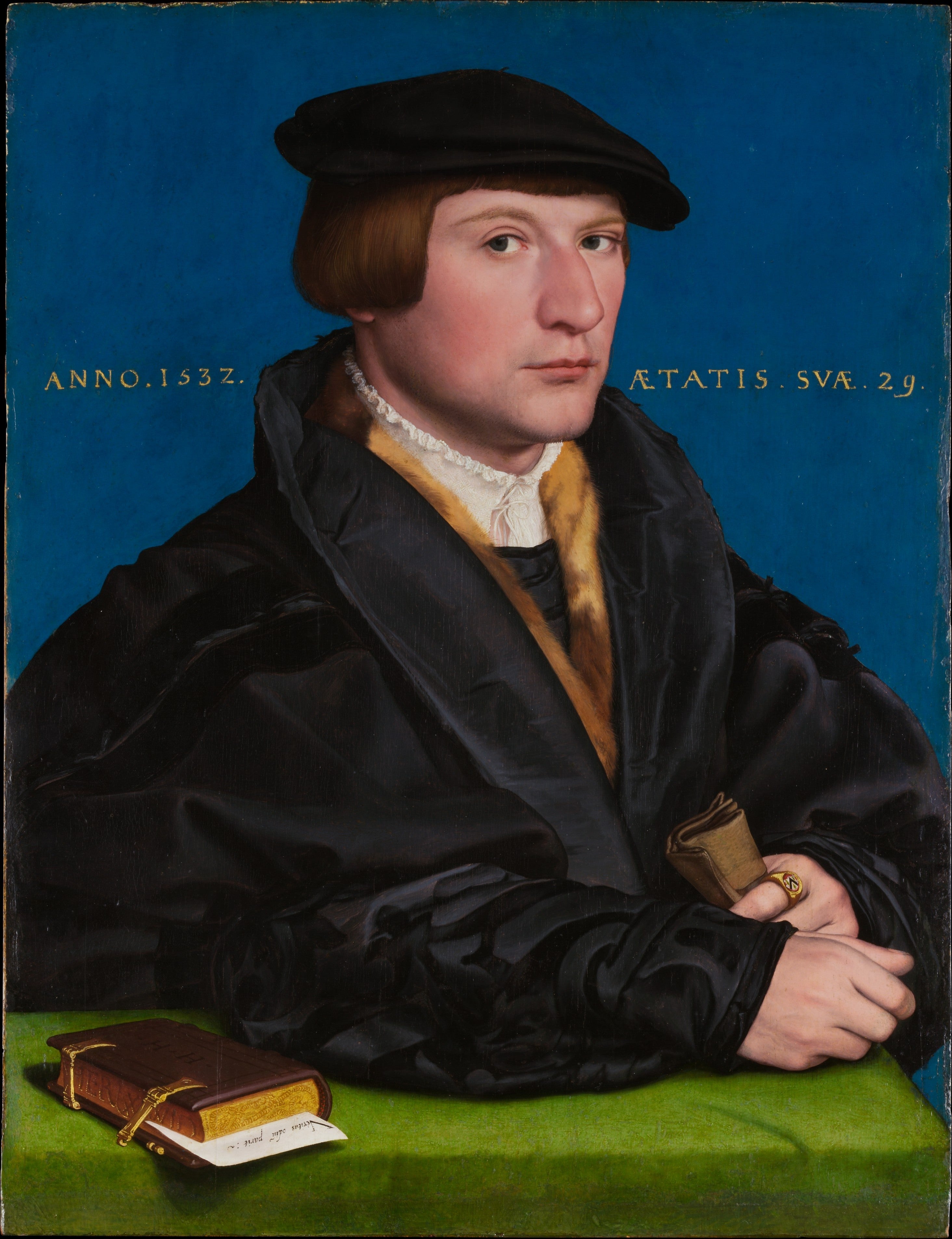 Portrait d'un membre de la famille Wedigh, probablement Hermann Wedigh (mort en 1560) - Hans Holbein le Jeune