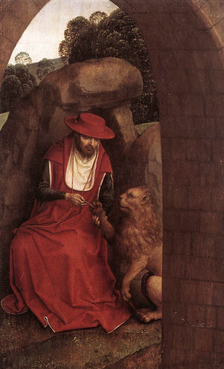 Saint Jérôme et le Lion - Hans Memling