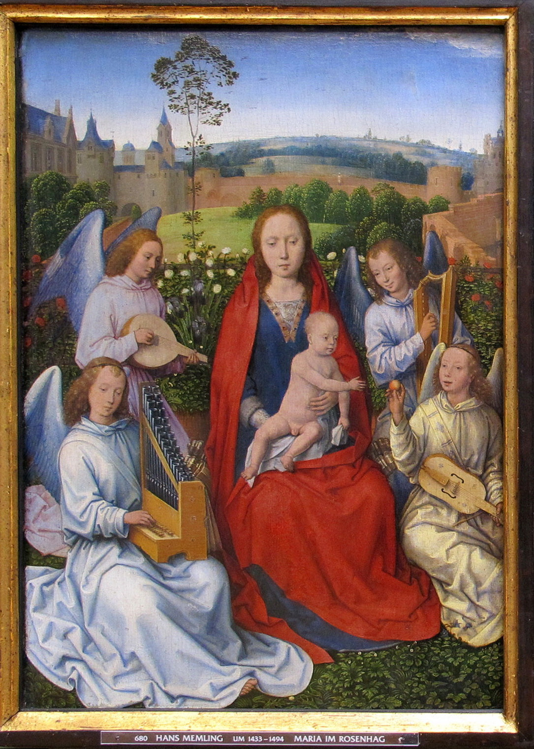 La Madone à la roseraie - Hans Memling