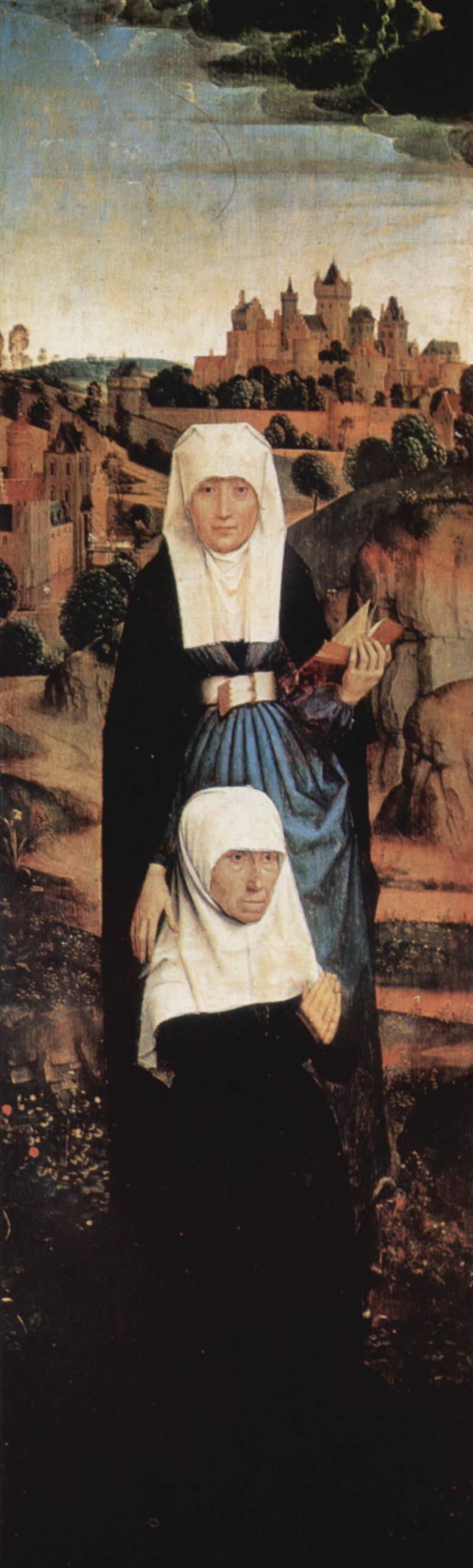 Triptyque de Jan Crabbe. Aile gauche - Hans Memling