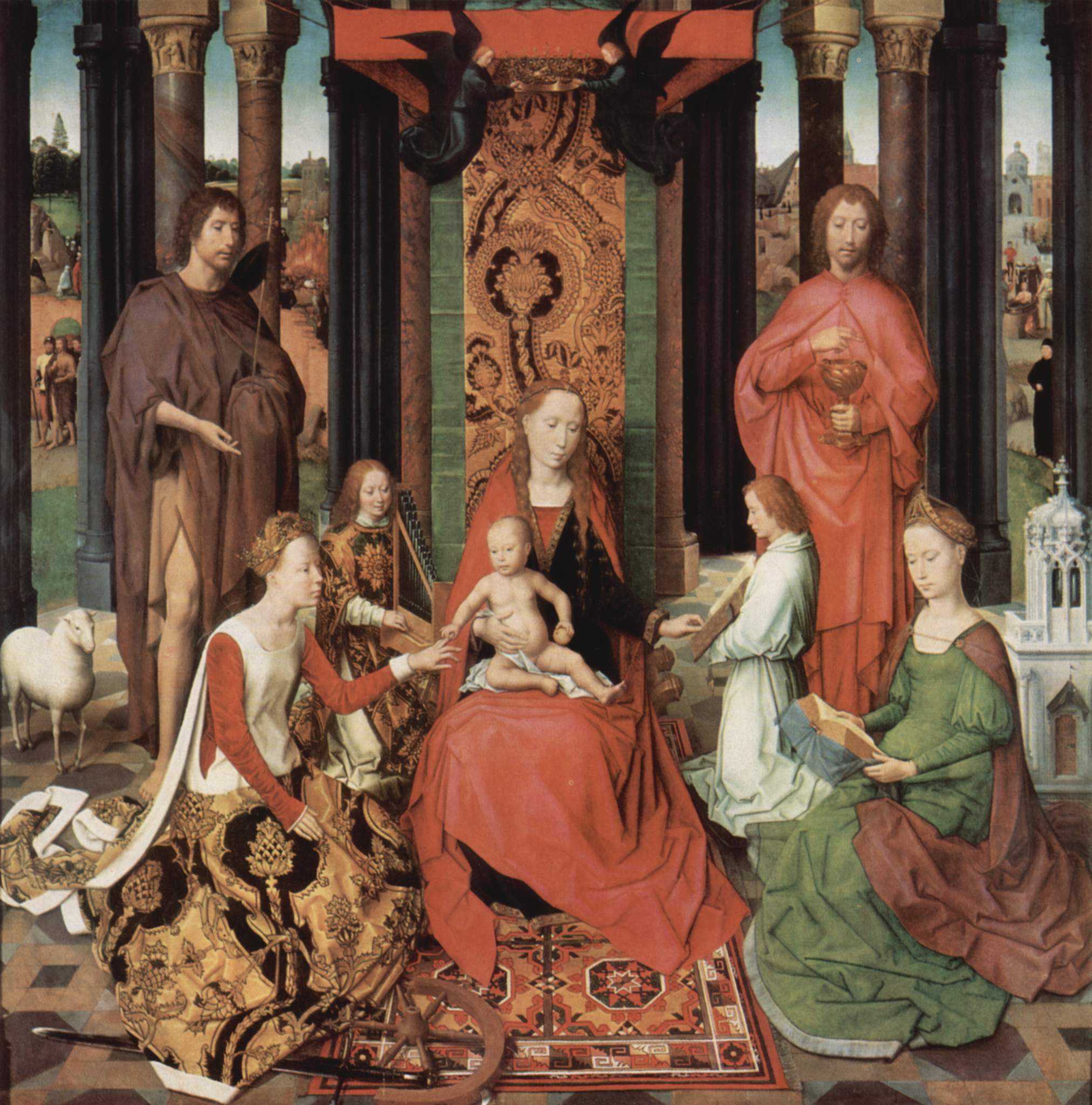 Le Mariage mystique de Sainte Catherine - Hans Memling