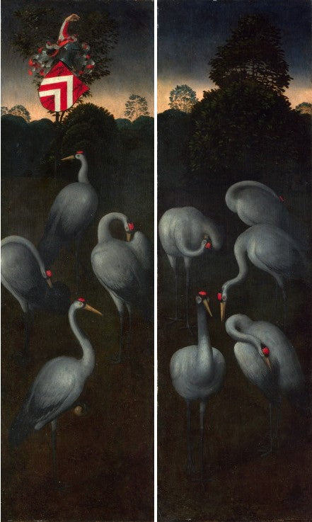 Grues avec armoiries - Hans Memling