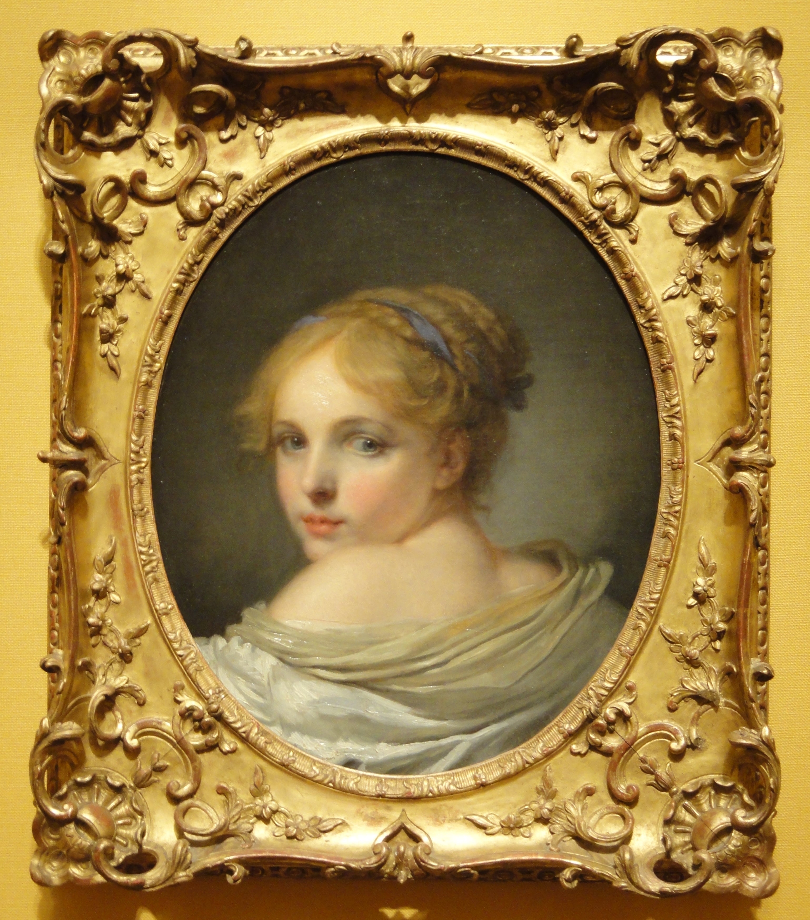 Tête de fille - Jean-Baptiste Greuze