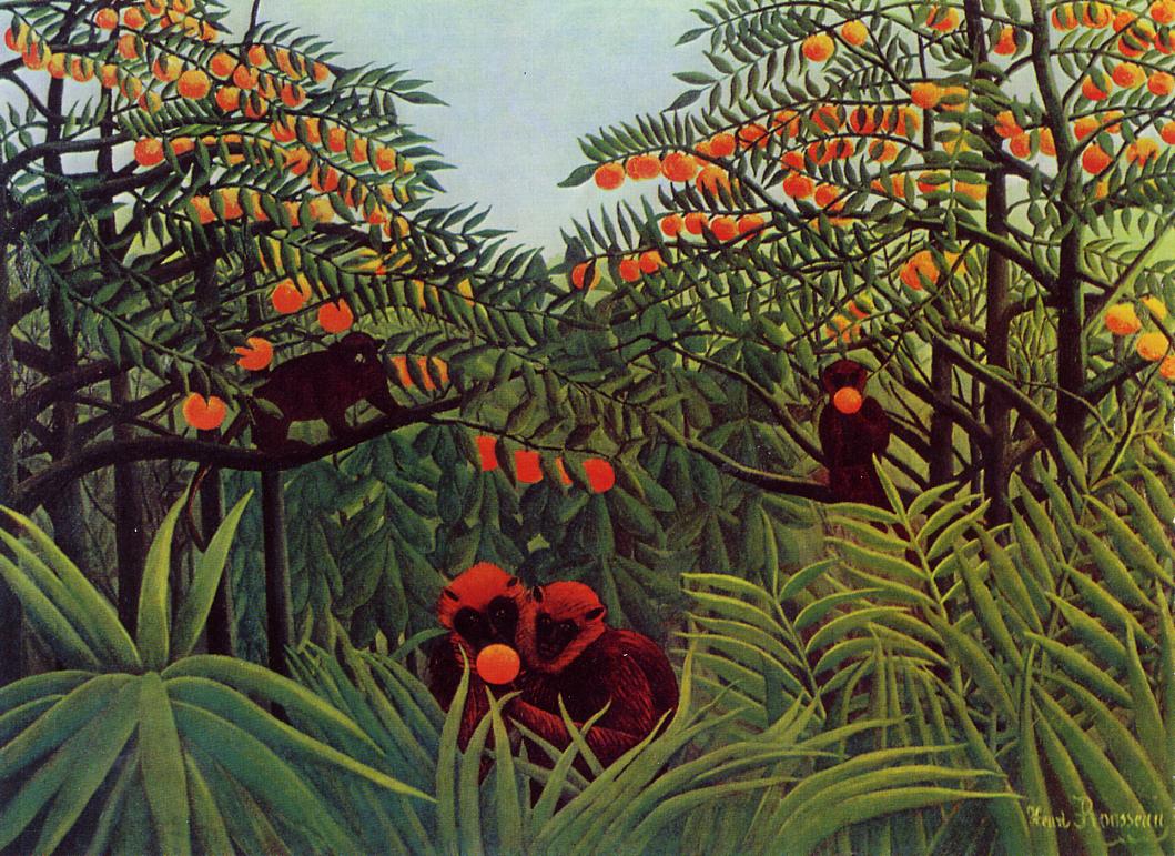 Singes dans la forêt vierge - Henri Rousseau