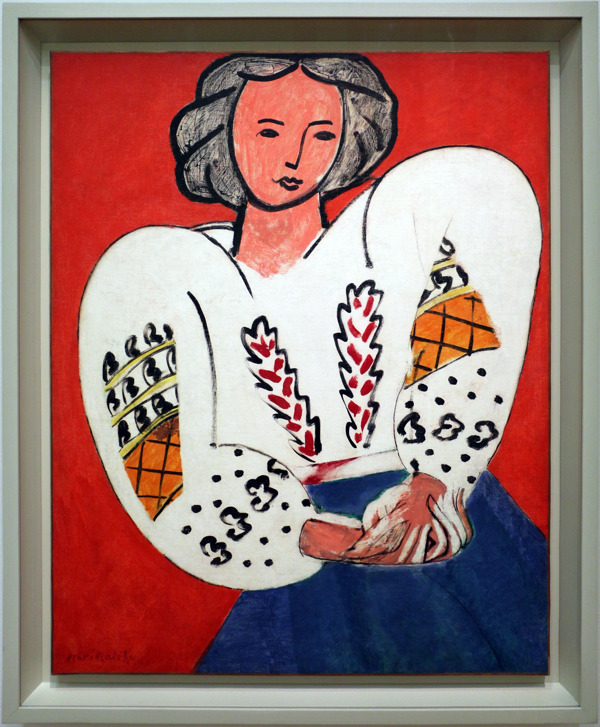 Reproduction du tableau « La Blouse roumaine - Henri Matisse » par Alpha Reproduction en peinture à l’huile