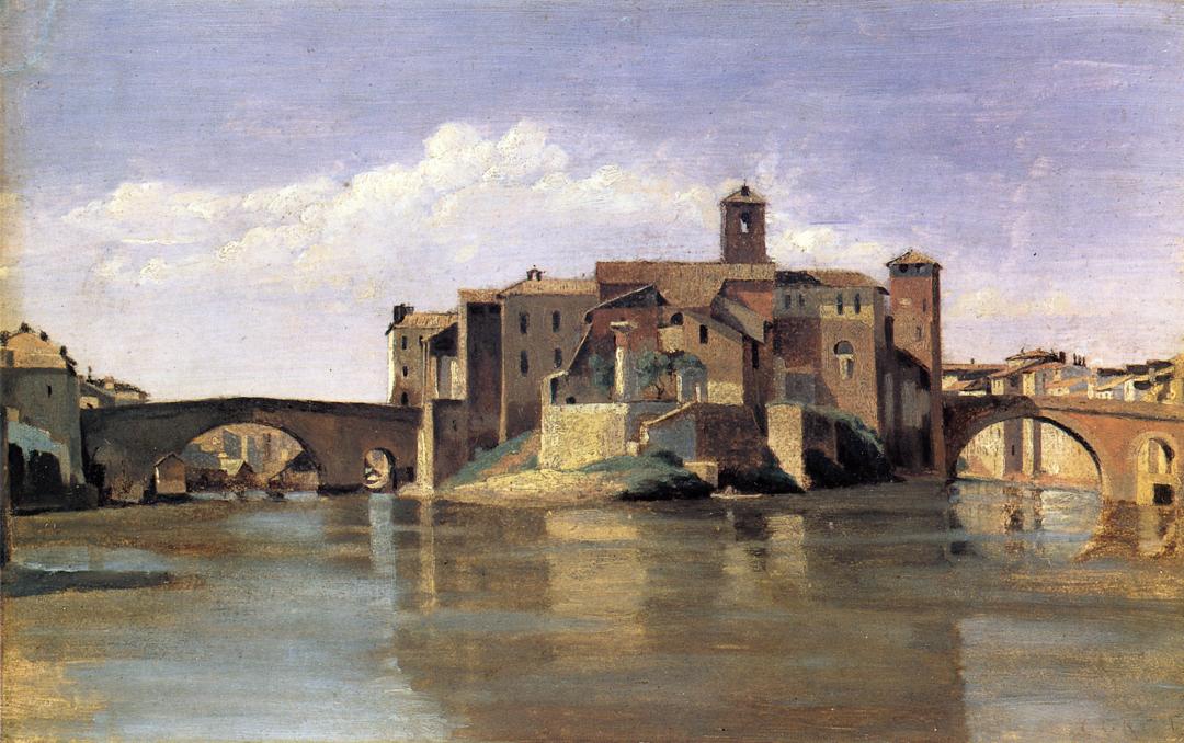 Île de San Bartolomeo - Jean-Baptiste Camille Corot