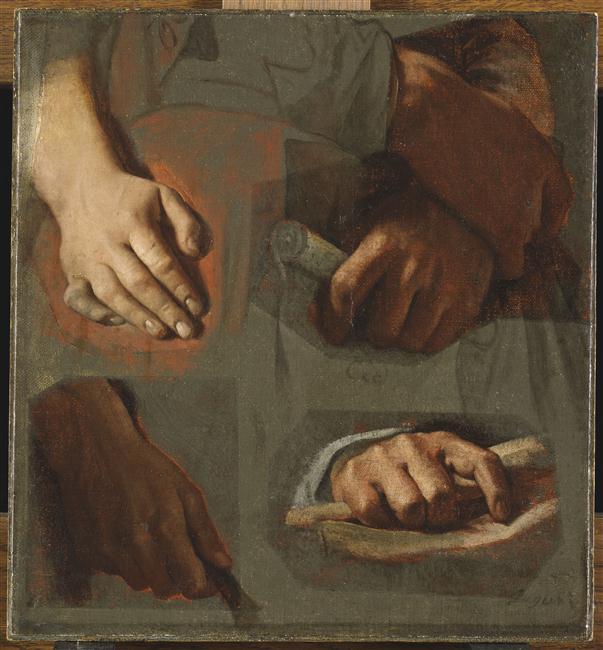 Этюды для Апофеоза Гомера - Жан-Огюст-Доминик Ингр