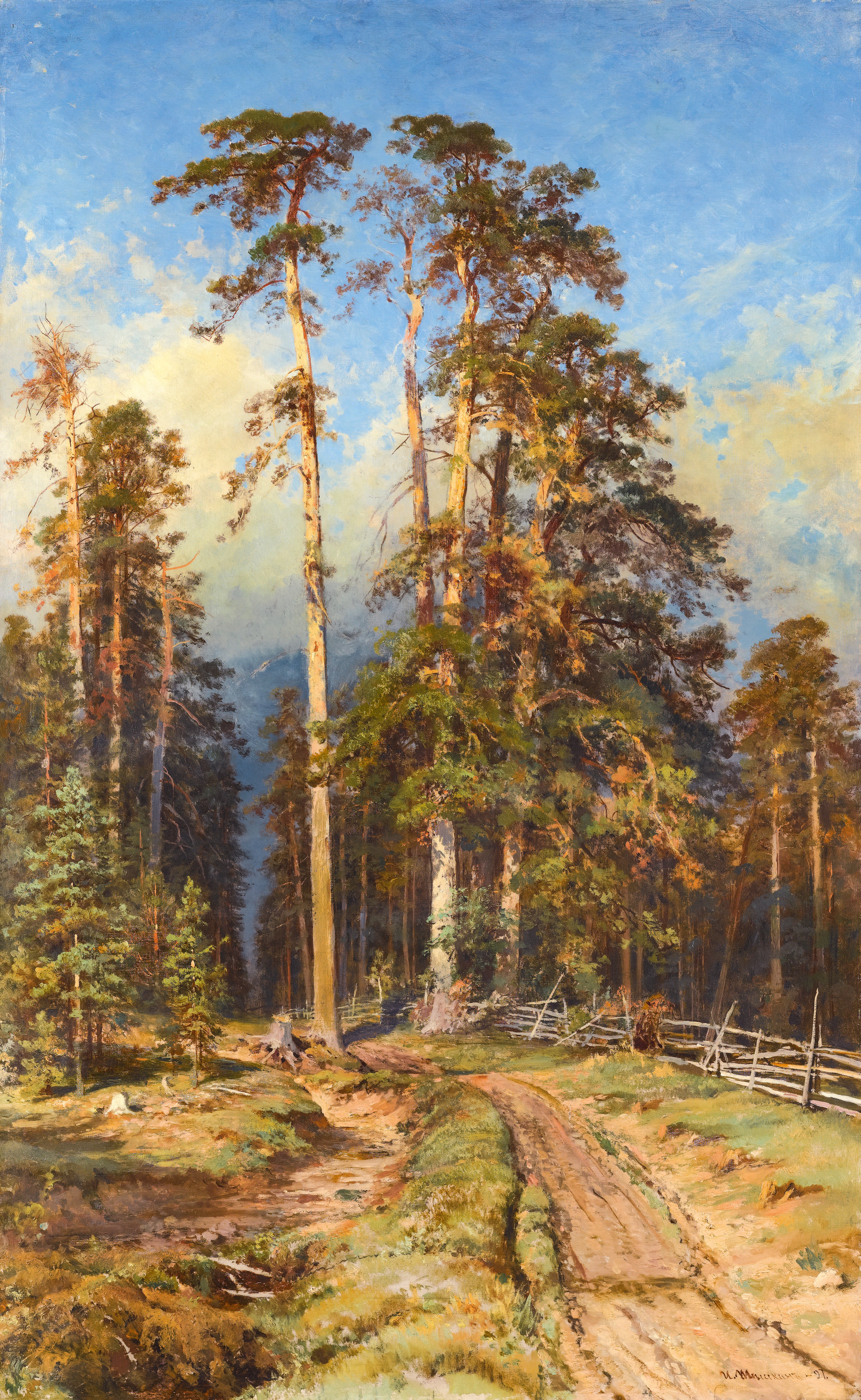 FORÊT DE PINS - Ivan Chichkine