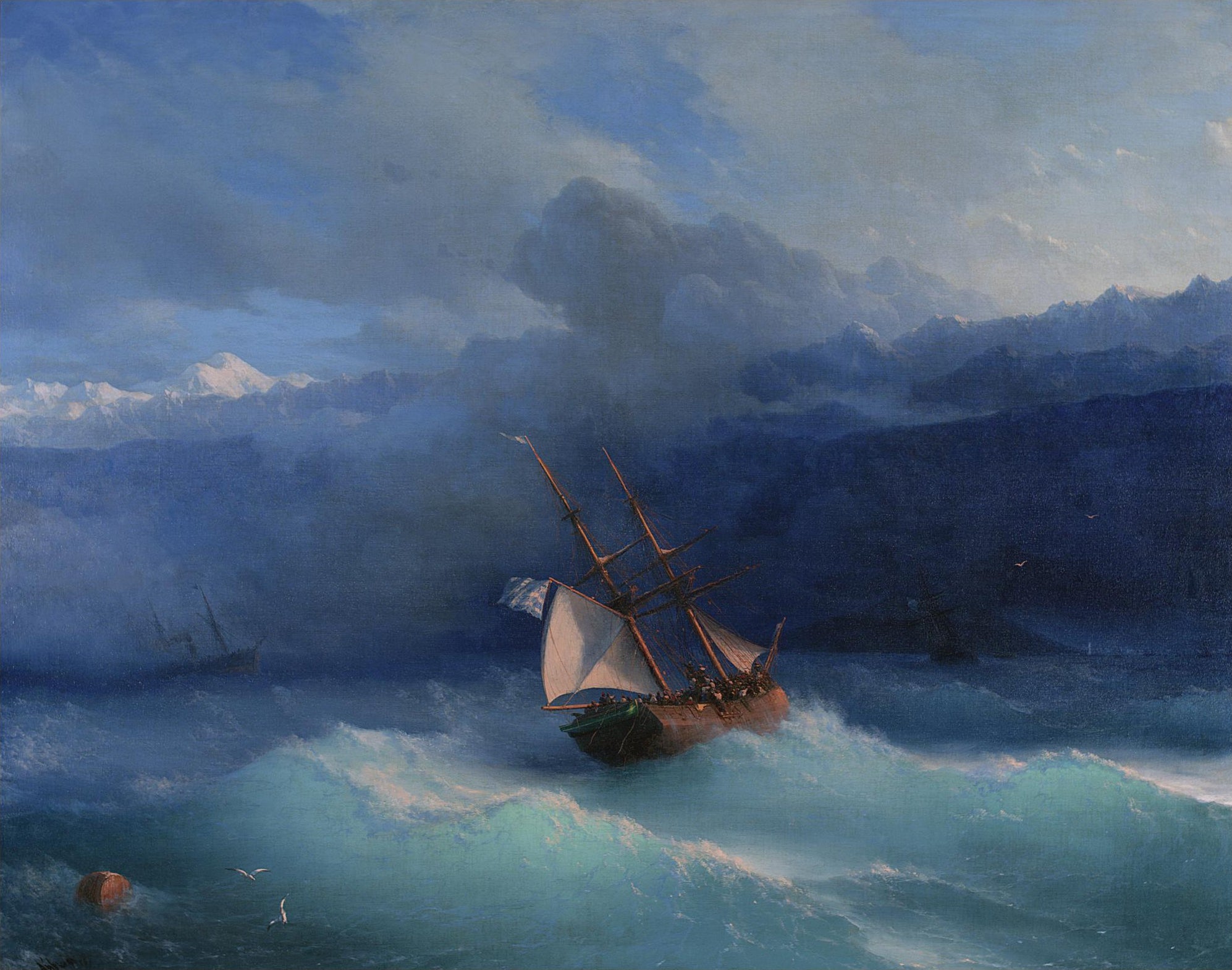 Le long de la côte - Ivan Aïvazovski