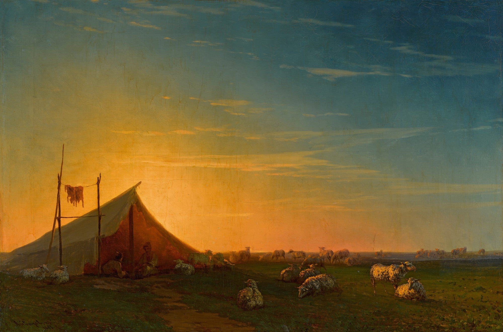 Camp des bergers - Ivan Aïvazovski