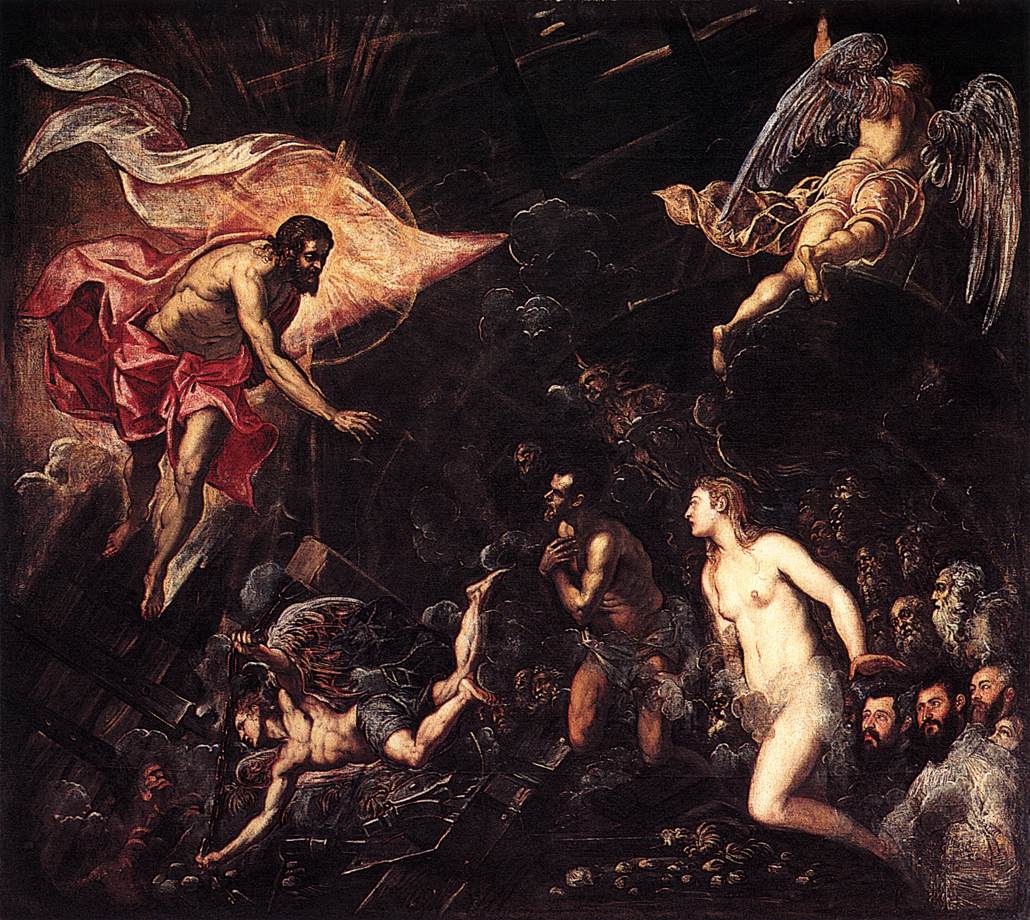 La descente aux enfers - Jacopo Tintoretto