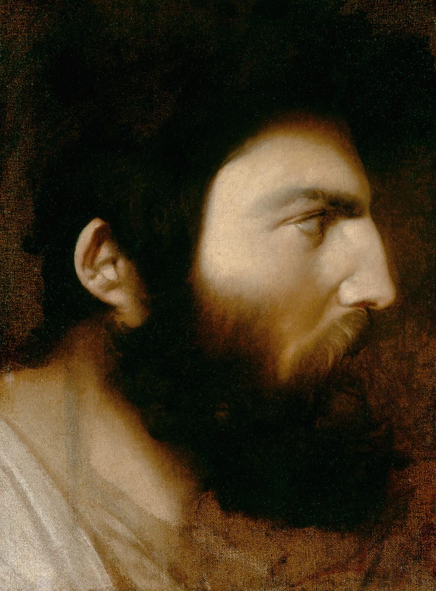 Портрет бородатого мужчины - Жан-Auguste-Доминик Ингр